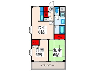 マンション　ヤマキの物件間取画像